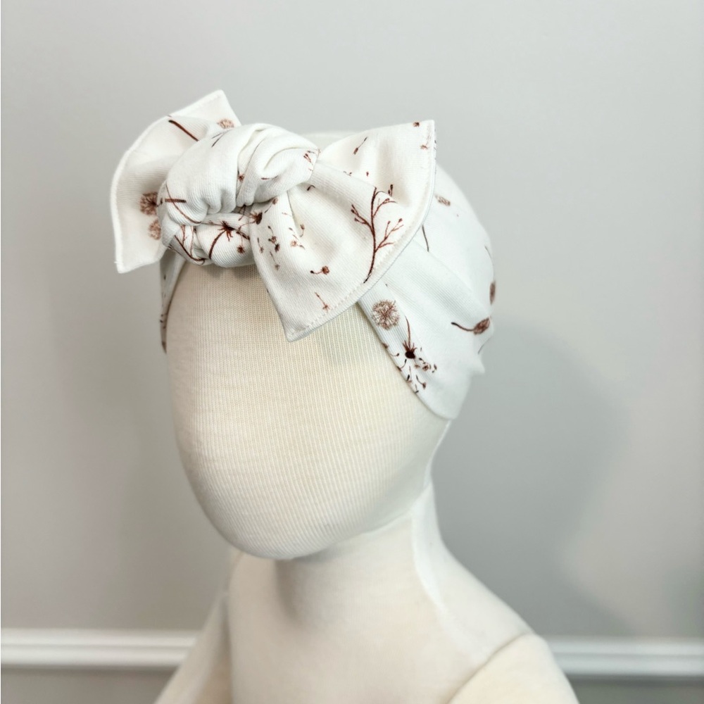 HANDMADE GIRL’S ORGANIC HEADBAND SIZES 0M-3Y